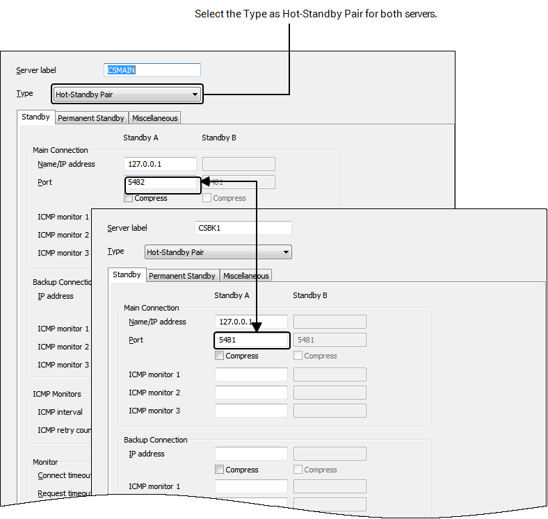 Server Administration Guide Configuring a Hot Standby system on a